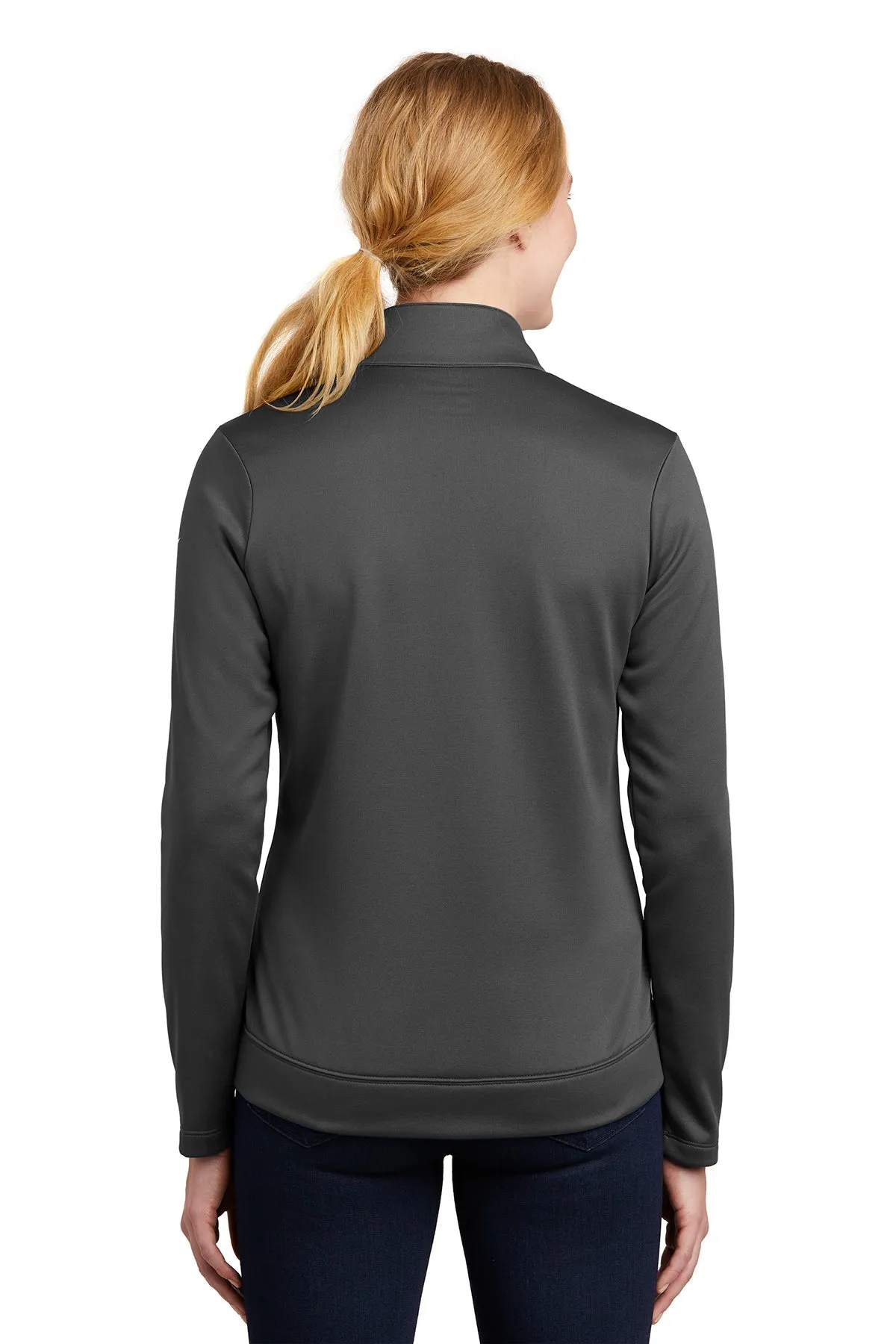 Nike Ladies ThermaFIT Full-Zip Customized Jackets, Anthracite