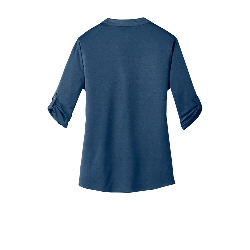 OGIO® - Crush Henley - Blue Indigo