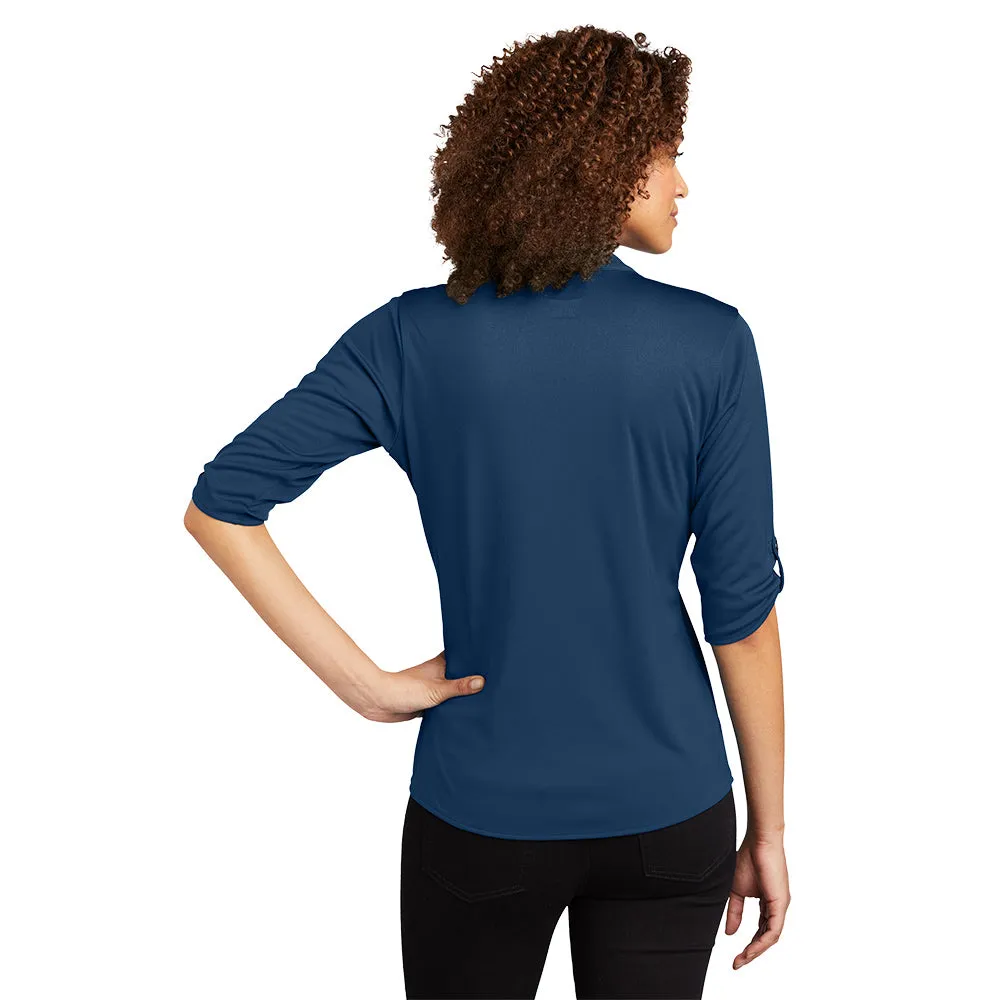 OGIO® - Crush Henley - Blue Indigo