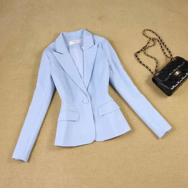 Pant Suits Set Women's Autumn Female Professional Office Lady Suit