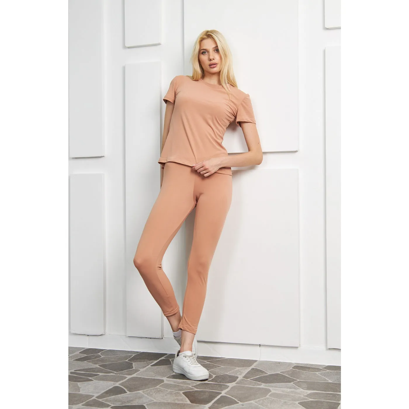 Peach Activewear Set