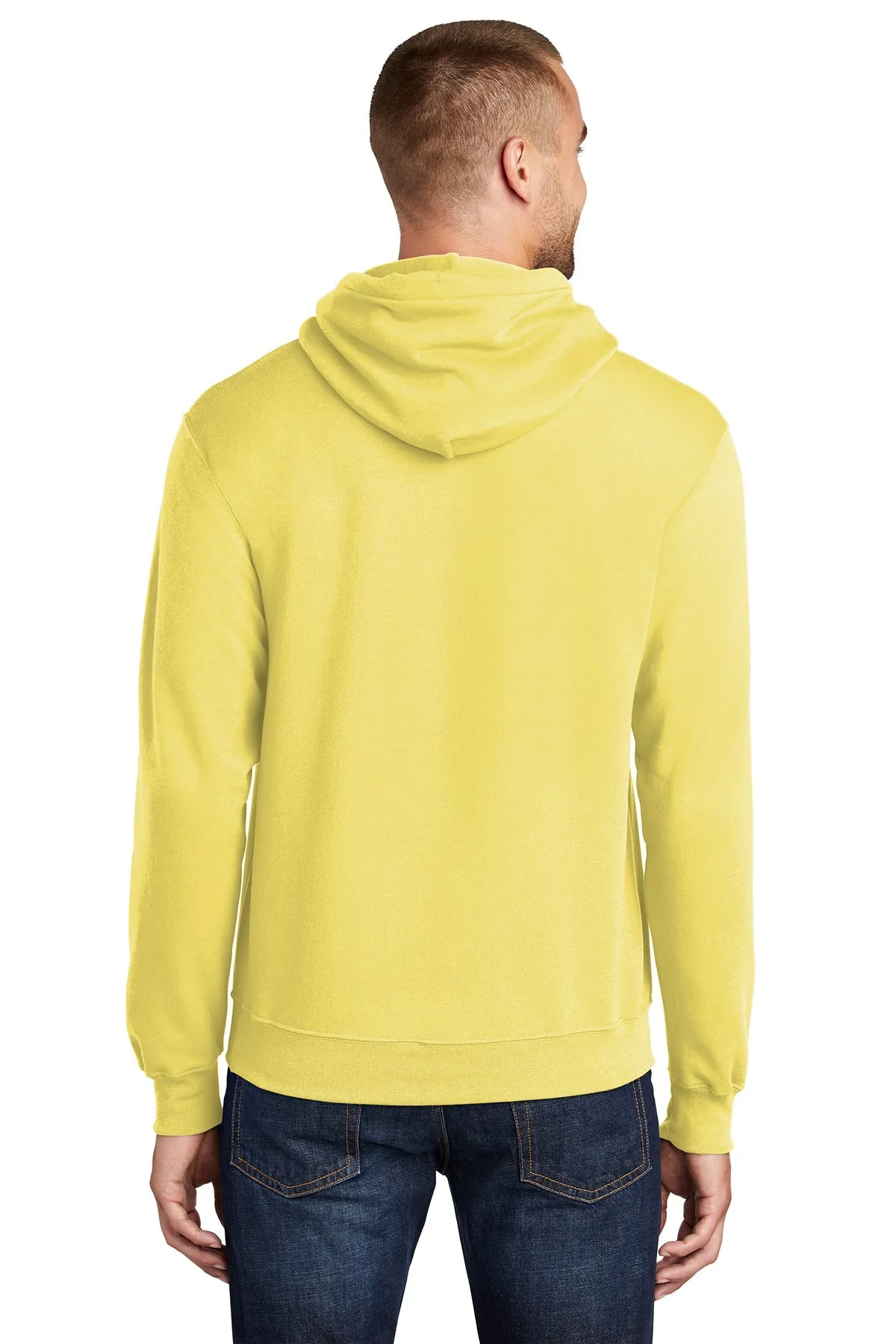 Port & Company Core Fleece Branded Hoodies, Yellow