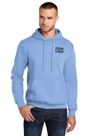 Port & Company Core Fleece Custom Hoodies, Light Blue