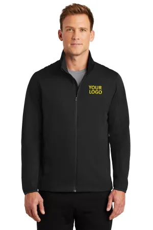 Port Authority Active Soft Shell Branded Jackets, Deep Black