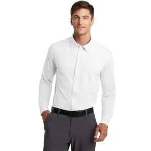 Port Authority® Dimension Knit Dress Shirt - White