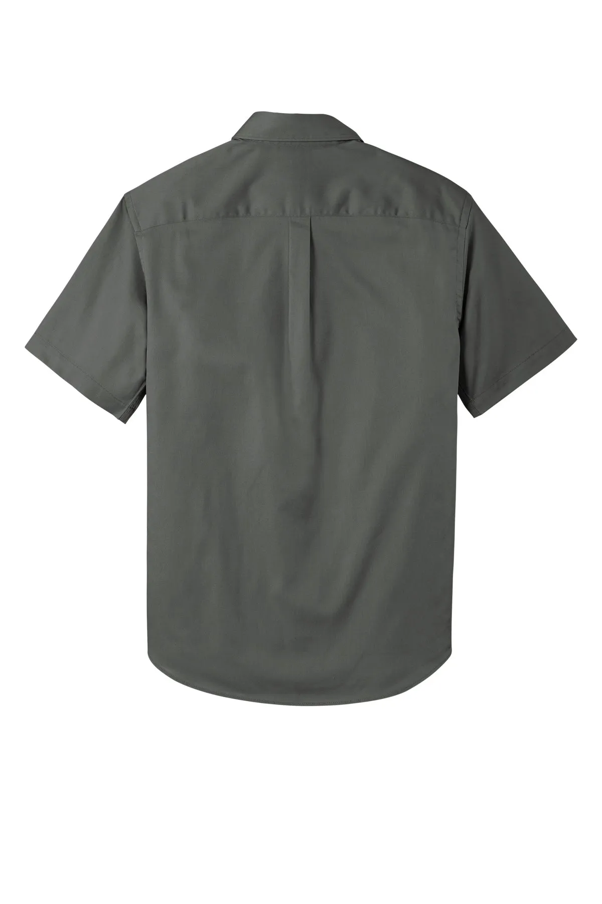 Port Authority® Short Sleeve SuperPro React™ Twill Shirt - Storm Grey