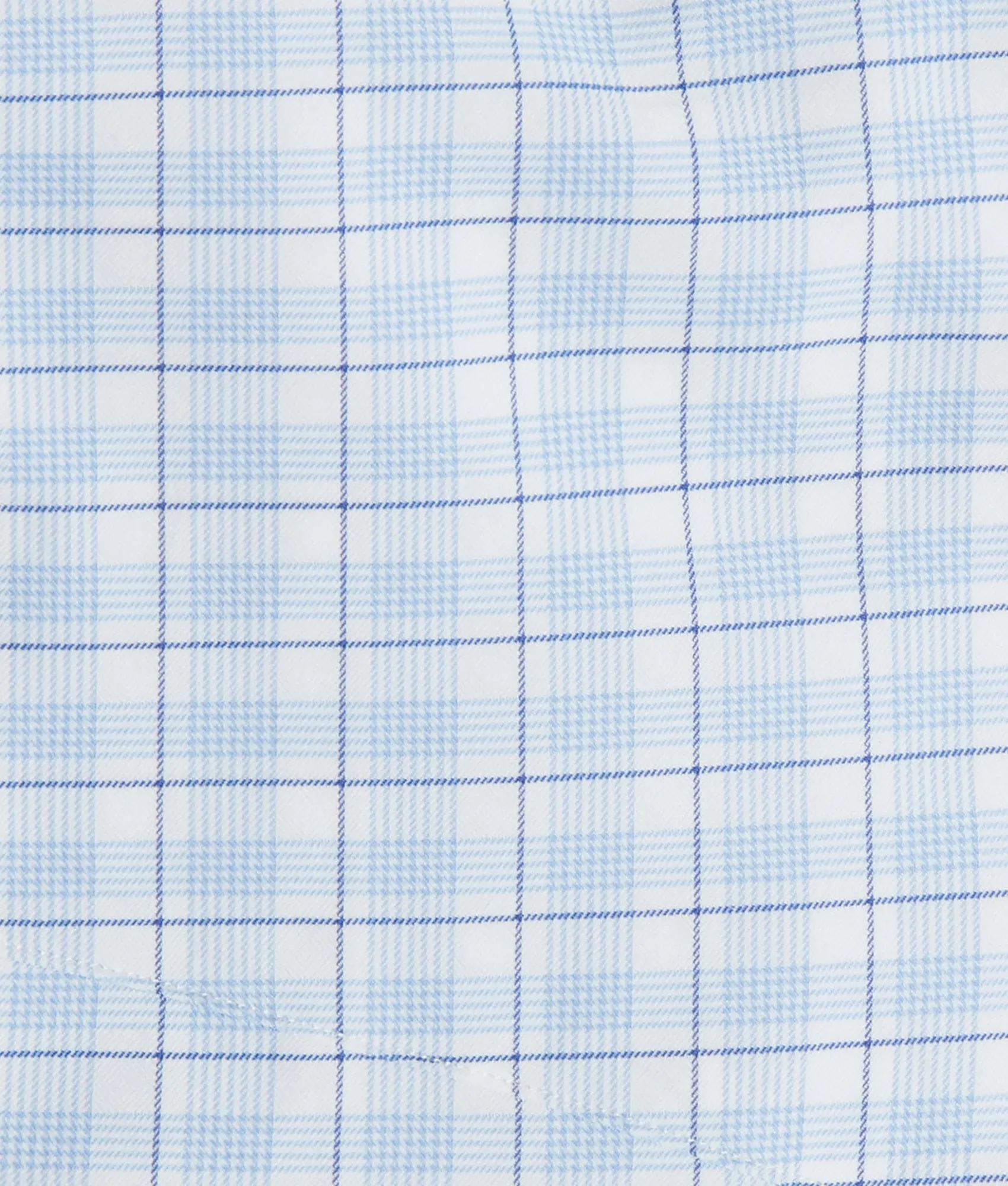 San Antonio :: White And Blue Graph Plaid