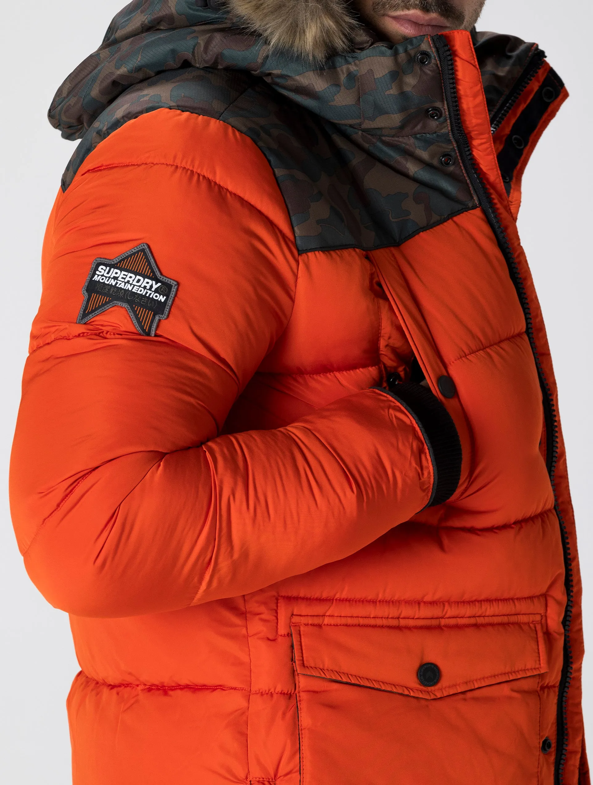 SD EXPLORER PARKA IN BOLD ORANGE