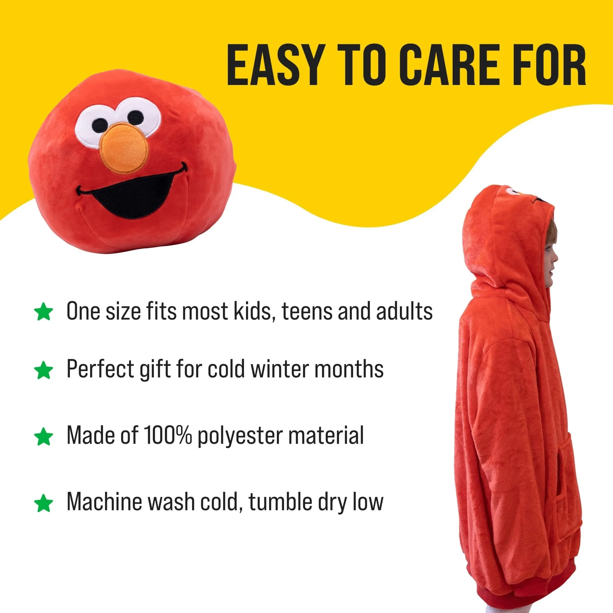 Sesame Street Elmo Child Snugible 2-Pack Bundle