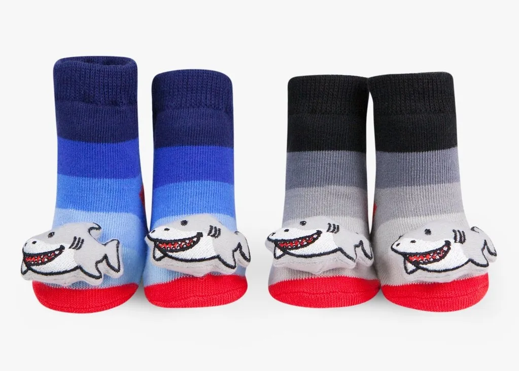 Shark Rattle Socks