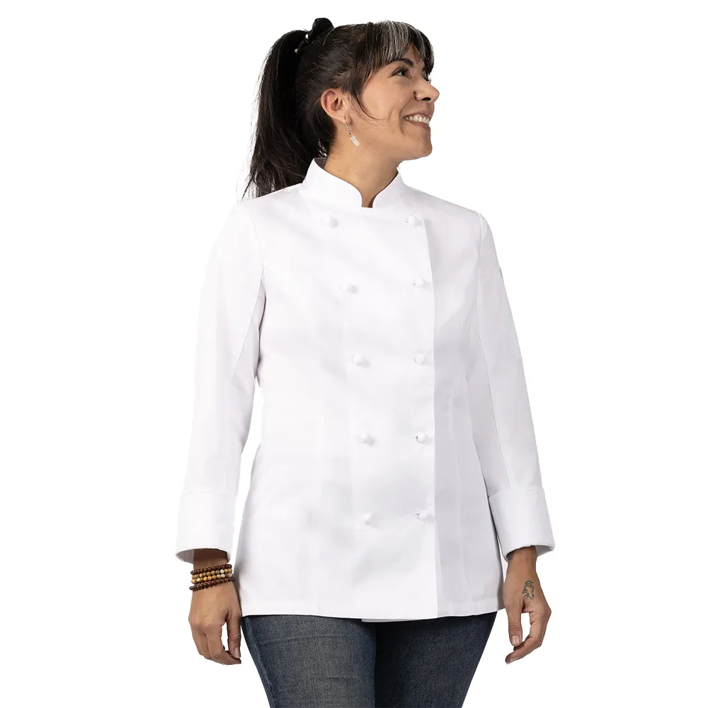 SIENA EXECUTIVE CHEF COAT - White