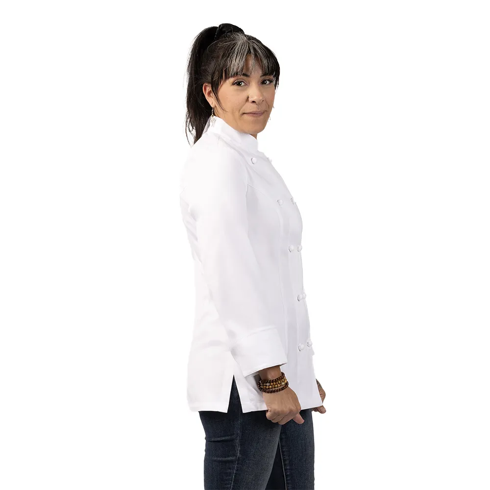 SIENA EXECUTIVE CHEF COAT - White