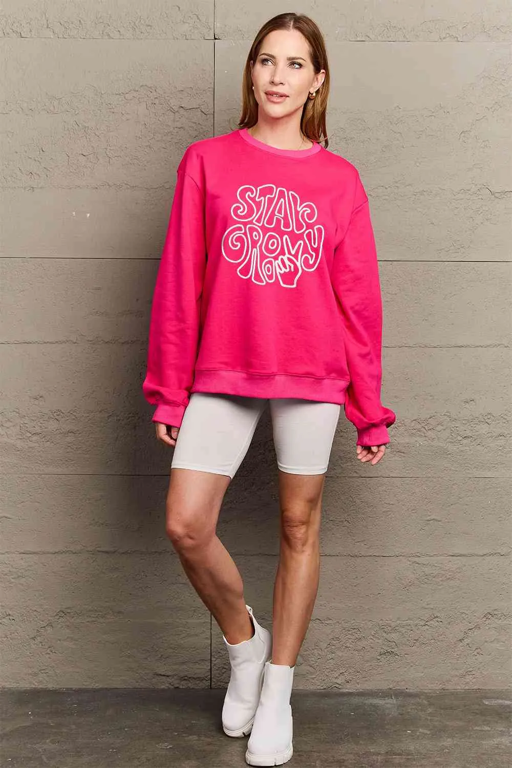 Simply Love Full Size Graphic Sweatshirt