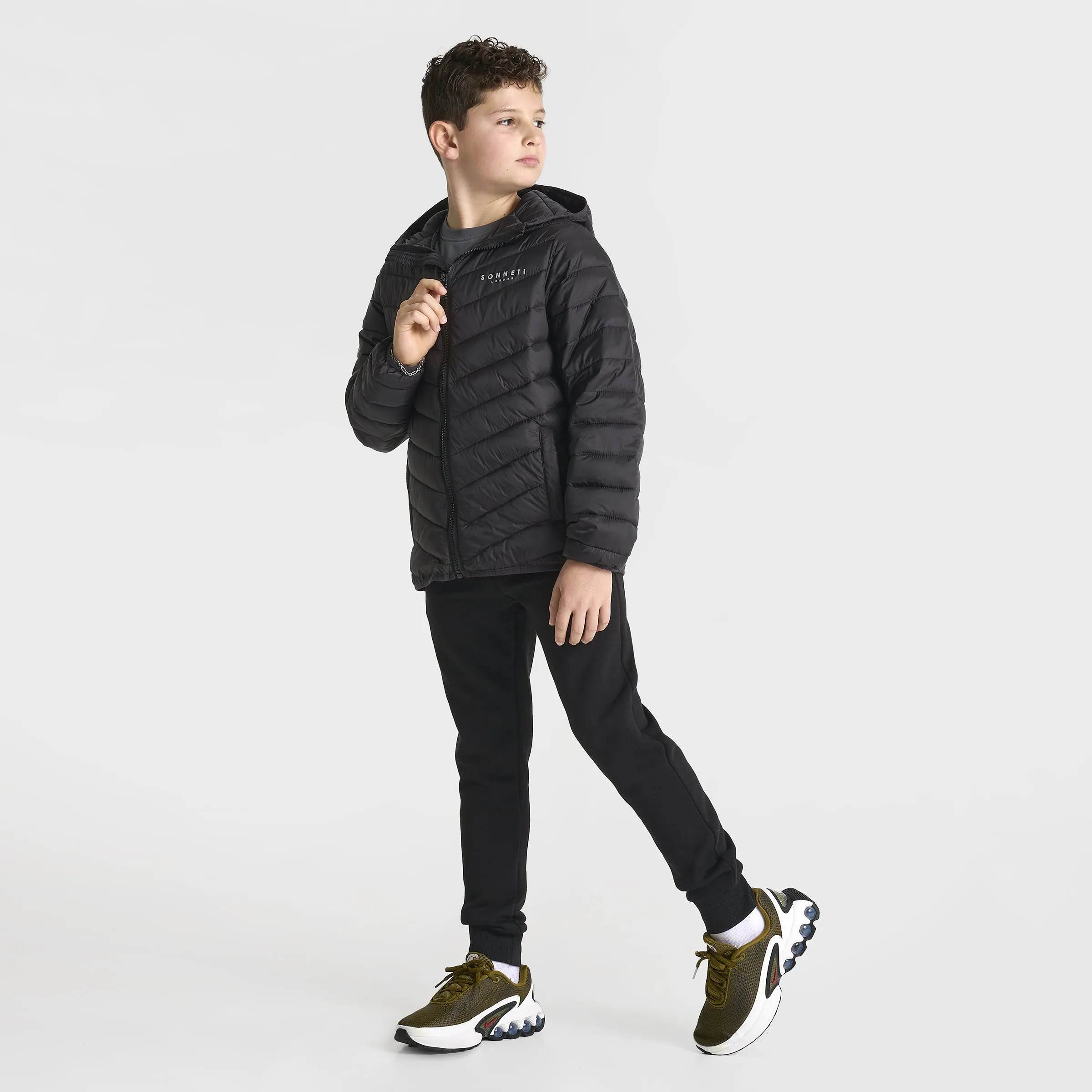 Sonneti Junior Boys' Rappel Packable Jacket / Black