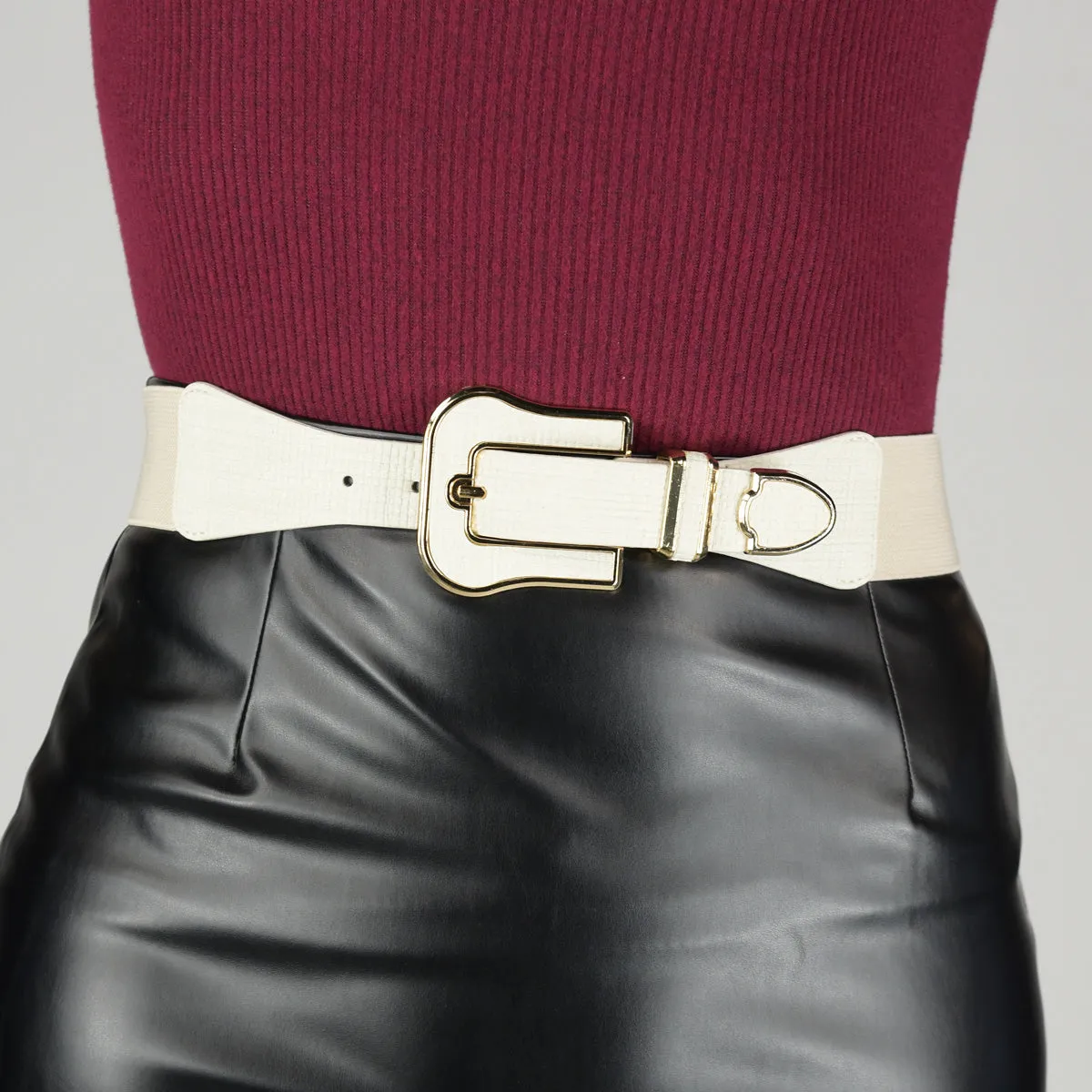 Stylish Buckle Stretch Belt