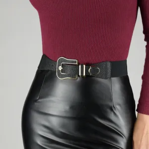 Stylish Buckle Stretch Belt