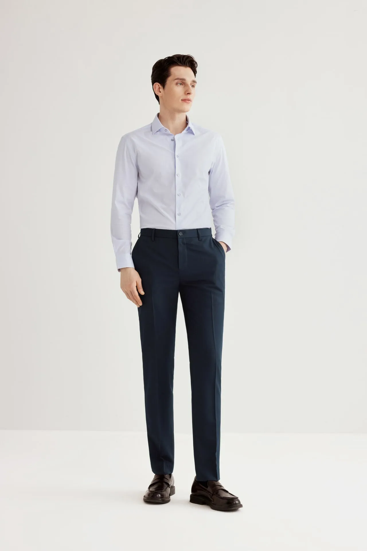 Super Soft Modal Multi-Way Stretch Formal Pants in Smart Fit