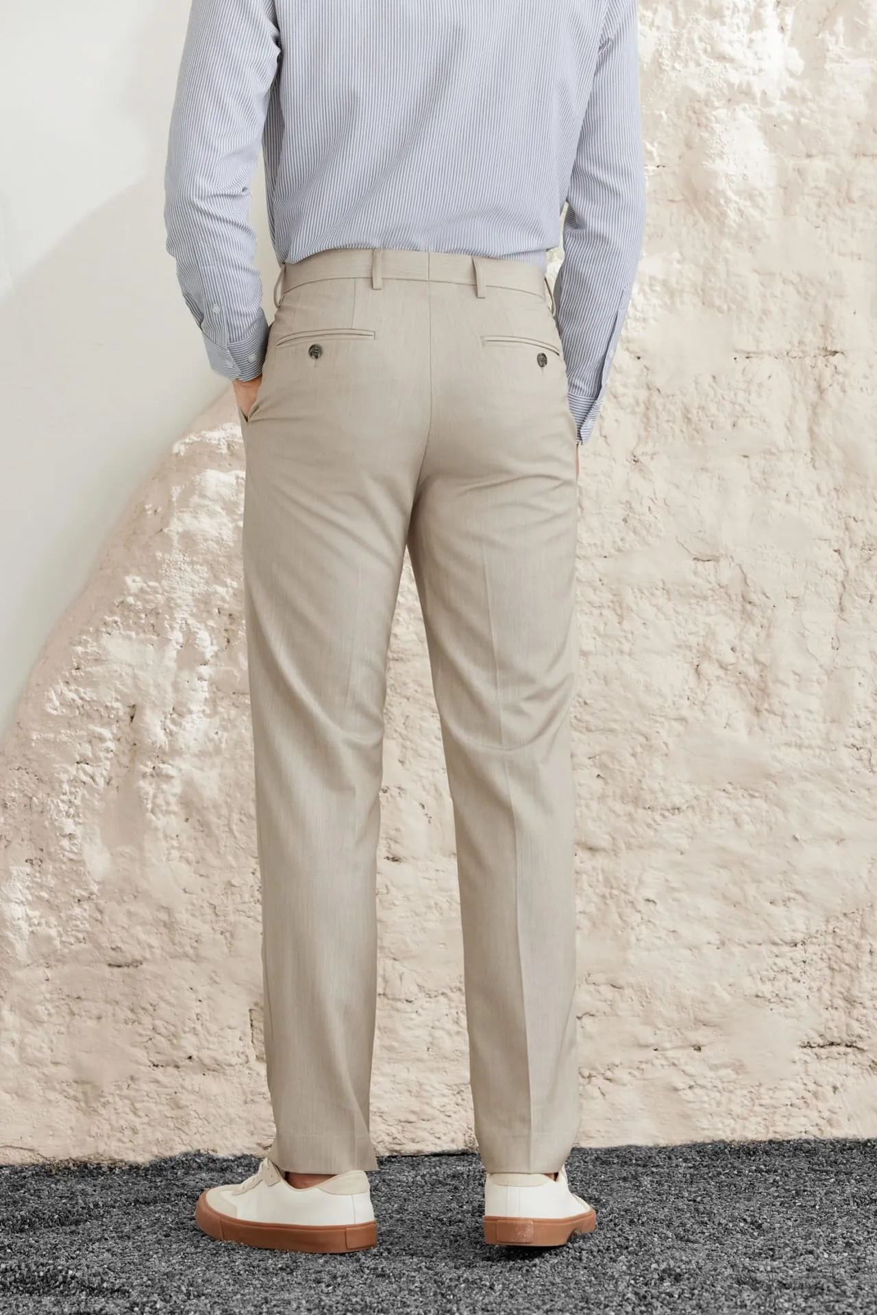 Super Soft Modal Multi-Way Stretch Formal Pants in Smart Fit