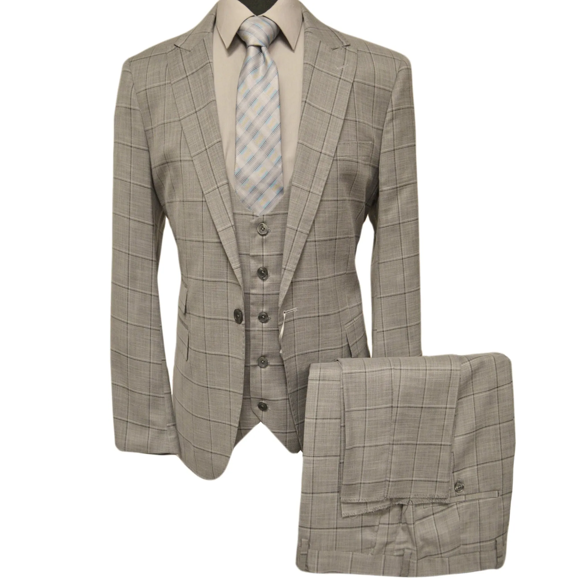 SYDNEY VESTED SUIT/Sydney-3pc