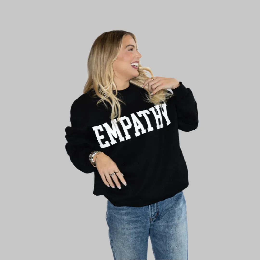 The Mayfair Group - "Empathy Always" Black Crewneck