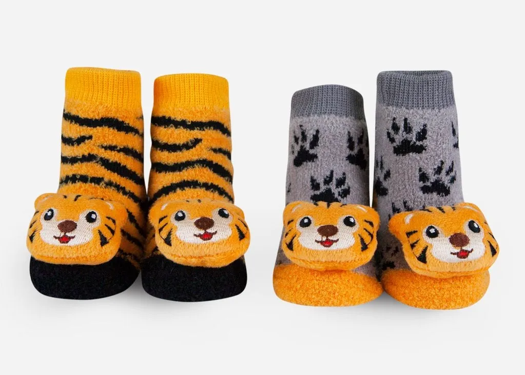 Tiger Rattle Socks