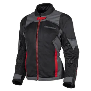 Tourmaster Women's Intake Air Jacket - Red/Grey