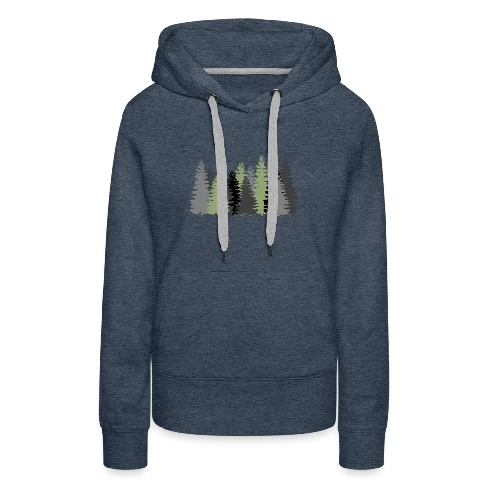 Trees - Women’s Fitted Hoodie