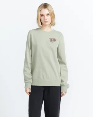 Truly Deal Crew Sweatshirt - Sage