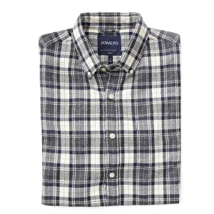 Washed Button Down Shirt - Japanese Crepe Ashwell Check