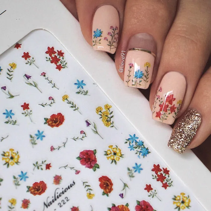 Wildflower Sticker Set - SAVE 35% - ONLY 2 LEFT!