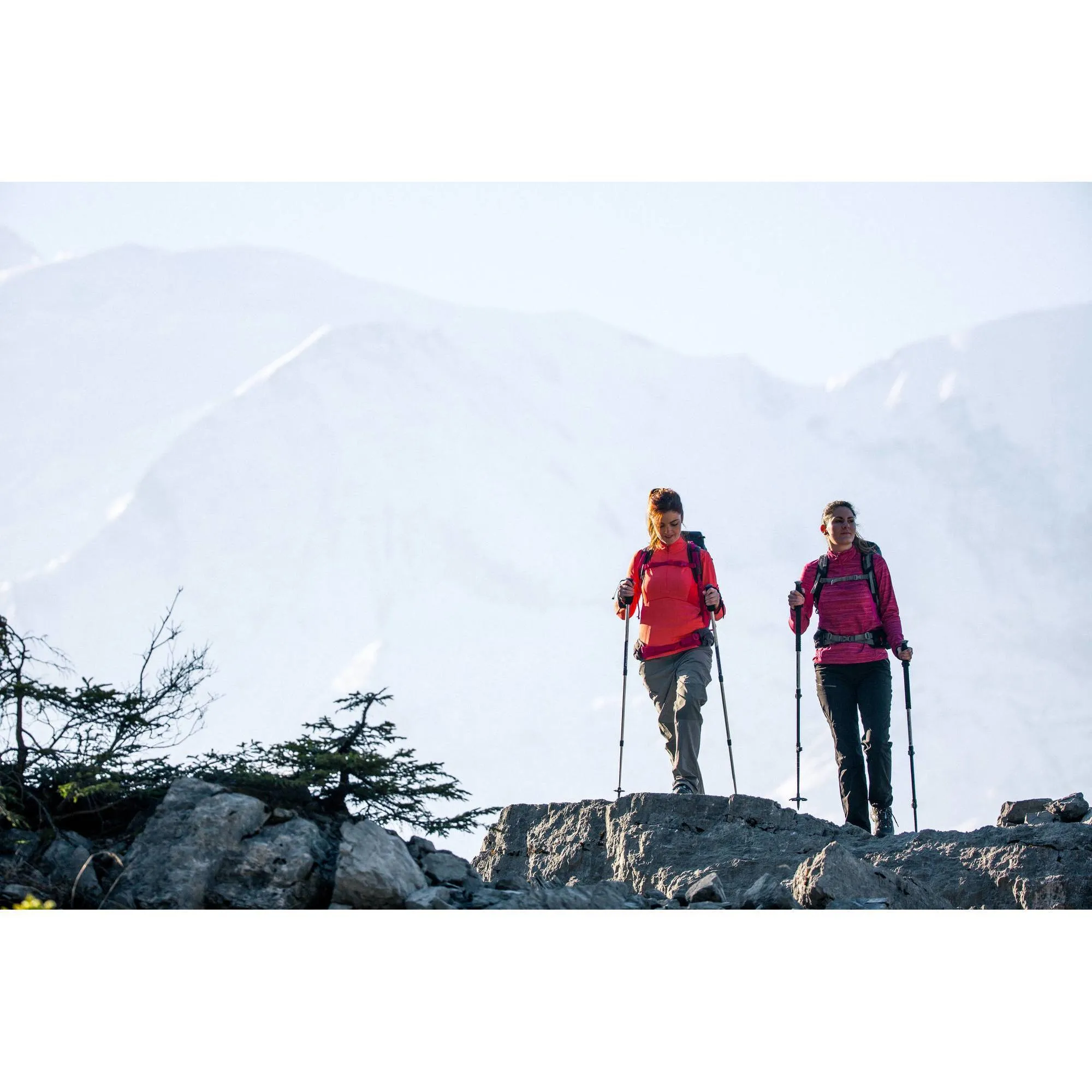 Women's Mountain Hiking Pants Forclaz 500