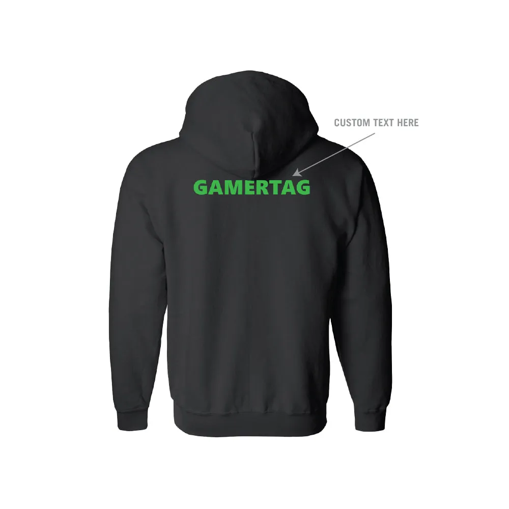 Xbox FanFest Personalized Wordmark Sphere Black Zip-Up Hoodie