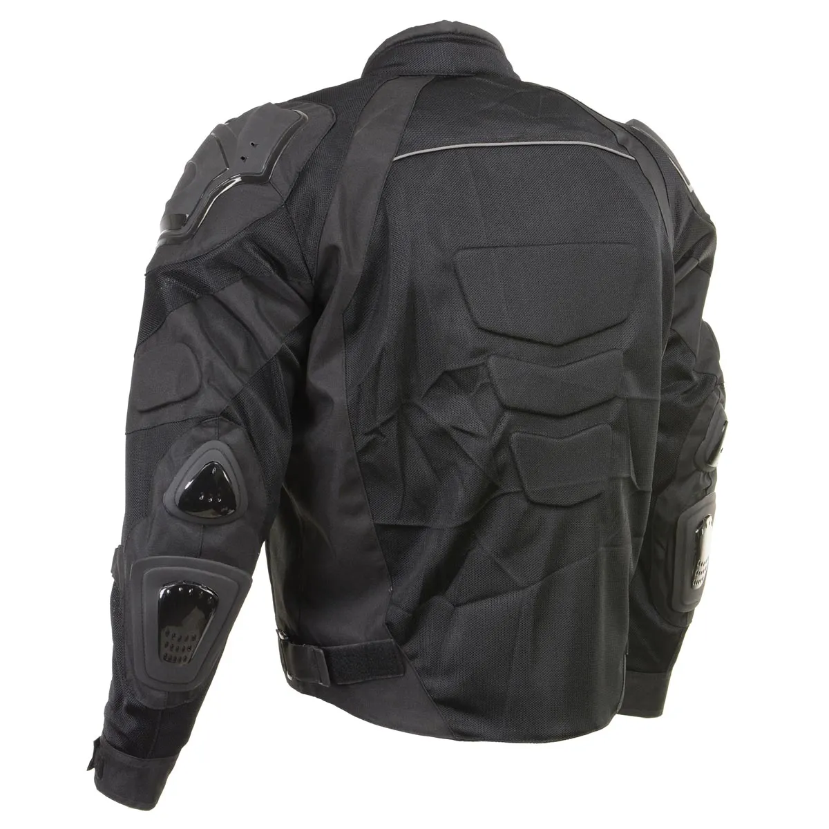 Xelement CF751 Men's Roll Out Black Tri-Tex Motorcycle Protective